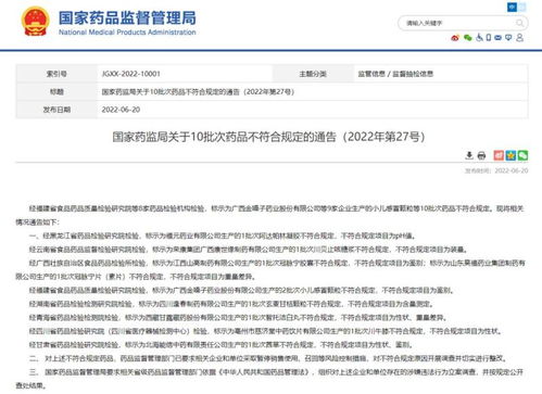 緊急召回！這10批次藥品不符合規(guī)定，請(qǐng)立即暫停銷(xiāo)售使用并自查
